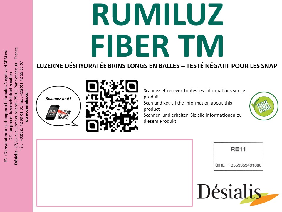 etiquette rumiluzfibertm c18